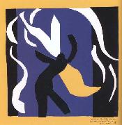 Henri Matisse Design for Backdrop of 'Strange Farandole' (mk35) oil painting